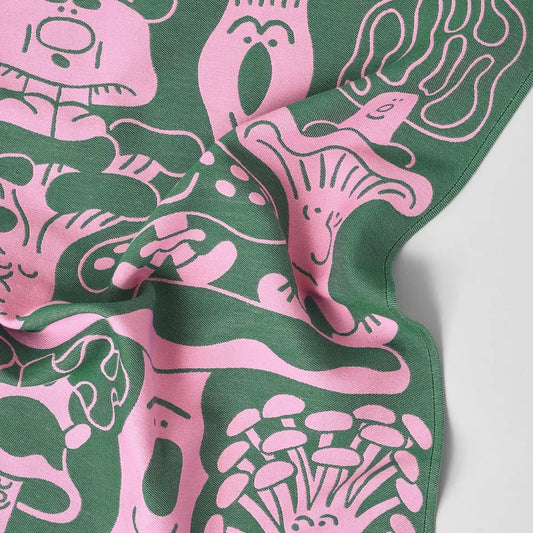 Wrap - Theedoek 'Mushrooms'