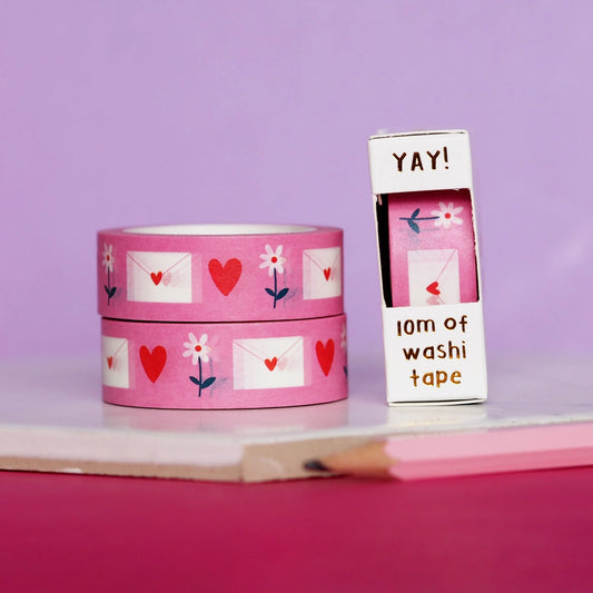Liebesbrief-Notiz – Washi-Tape