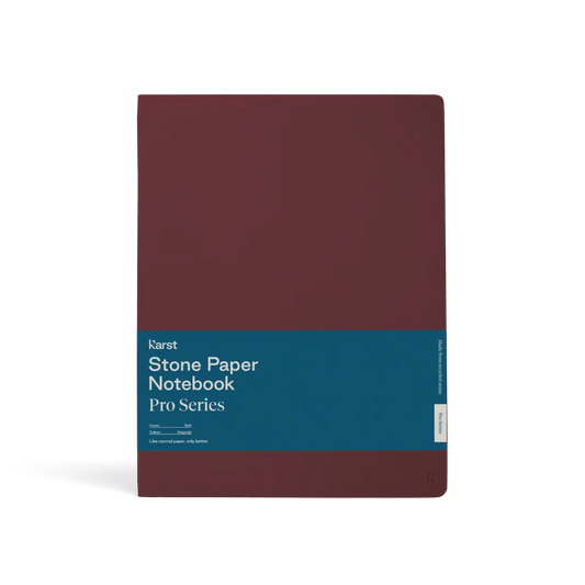 Karst Notebook Pro Series B5 Softcover - Burgundy (Lined)