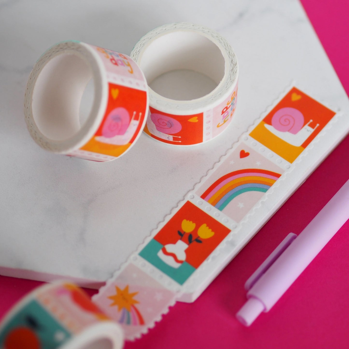 Postage stamp - Wide Washi tape