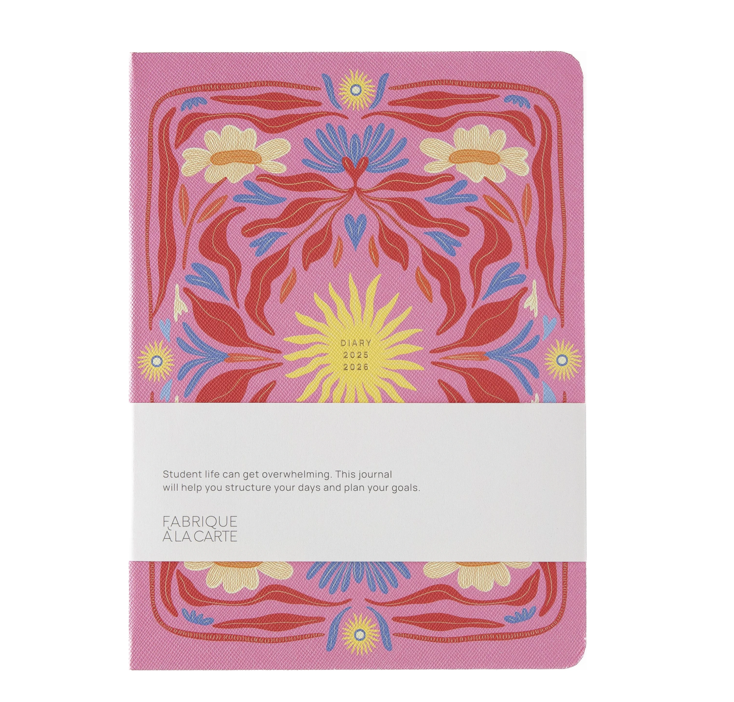A-Journal Fabrique Schoolagenda 2025/2026 – Sun Pink