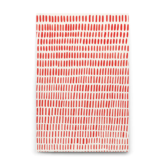 Petit Gramme Notitieboek Softcover - A5 Red Lines (Blanco/Lined)