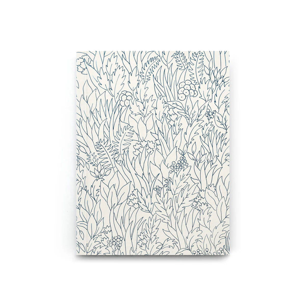 Petit Gramme Notitieboekje Softcover - A6 Blue Flowers (blanco/lined)