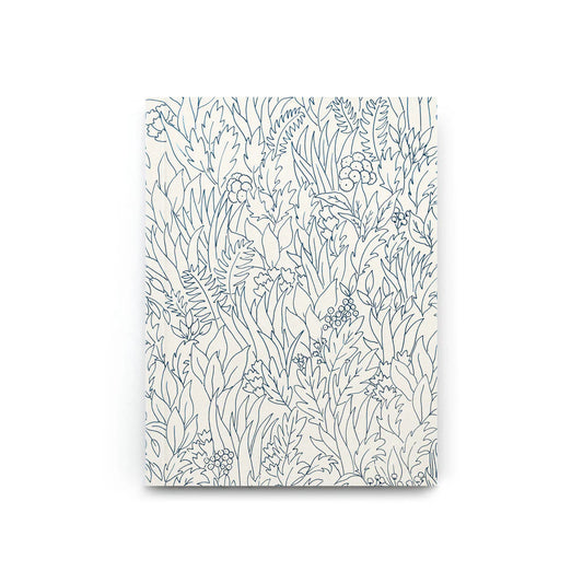 Petit Gramme Notizbuch – A6 Blaue Blumen (leer/liniert)