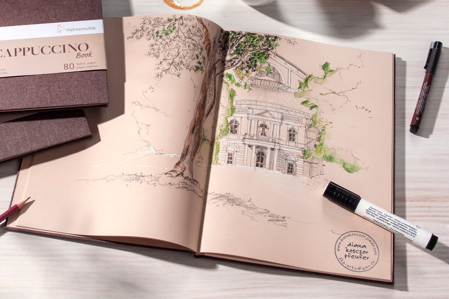Hahnemühle Cappuccino schetsboek