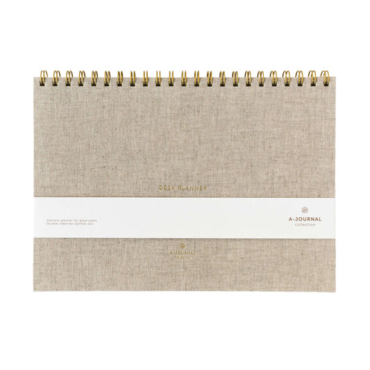 A-Journal - Deskplanner Linnen