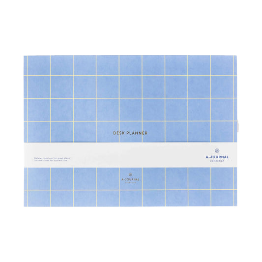 A-Journal - Deskplanner Lavendel blauw