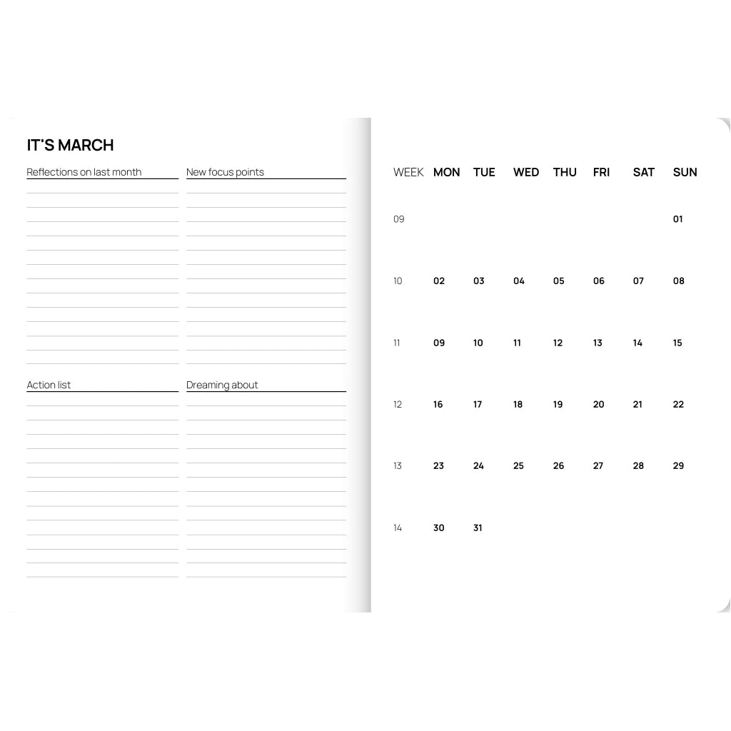 A-Journal Fabrique Agenda 2026 - Sun Beige