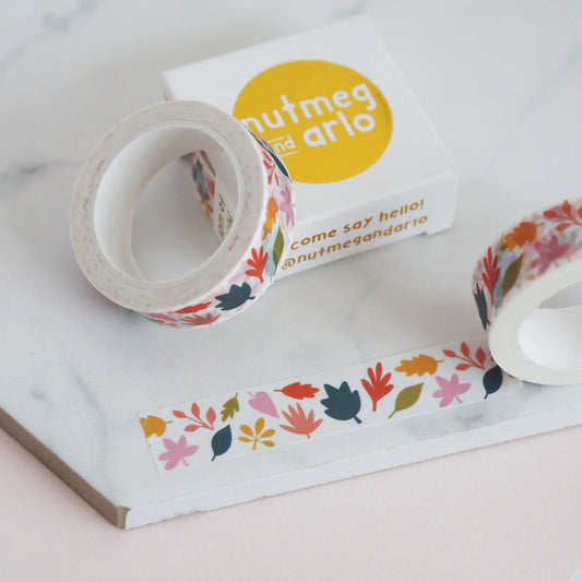 Nutmeg and Arlo Washi Tape - Forest Foliage