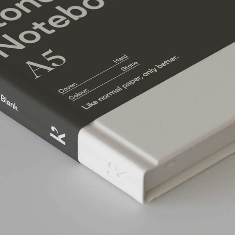 Hardcover Karst notitieboek close up