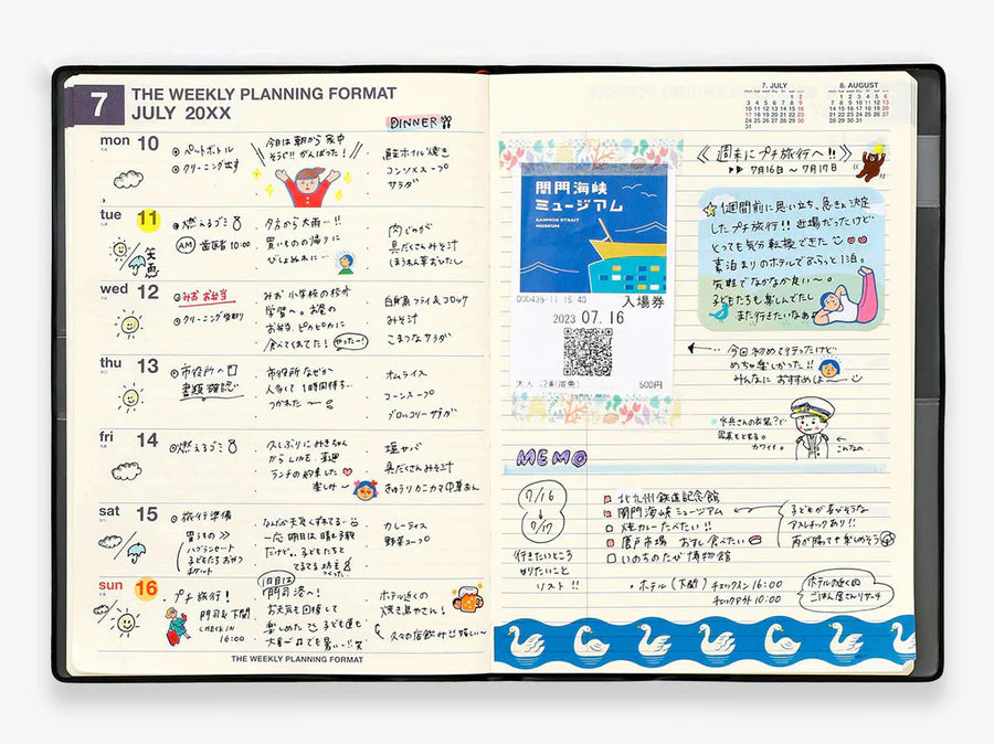 Hightide 2025 Minute Manager A5 – Marineblau
