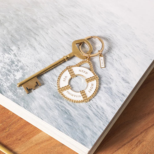 ATWS. Emaille Sleutelhanger 'Vitamin Sea'