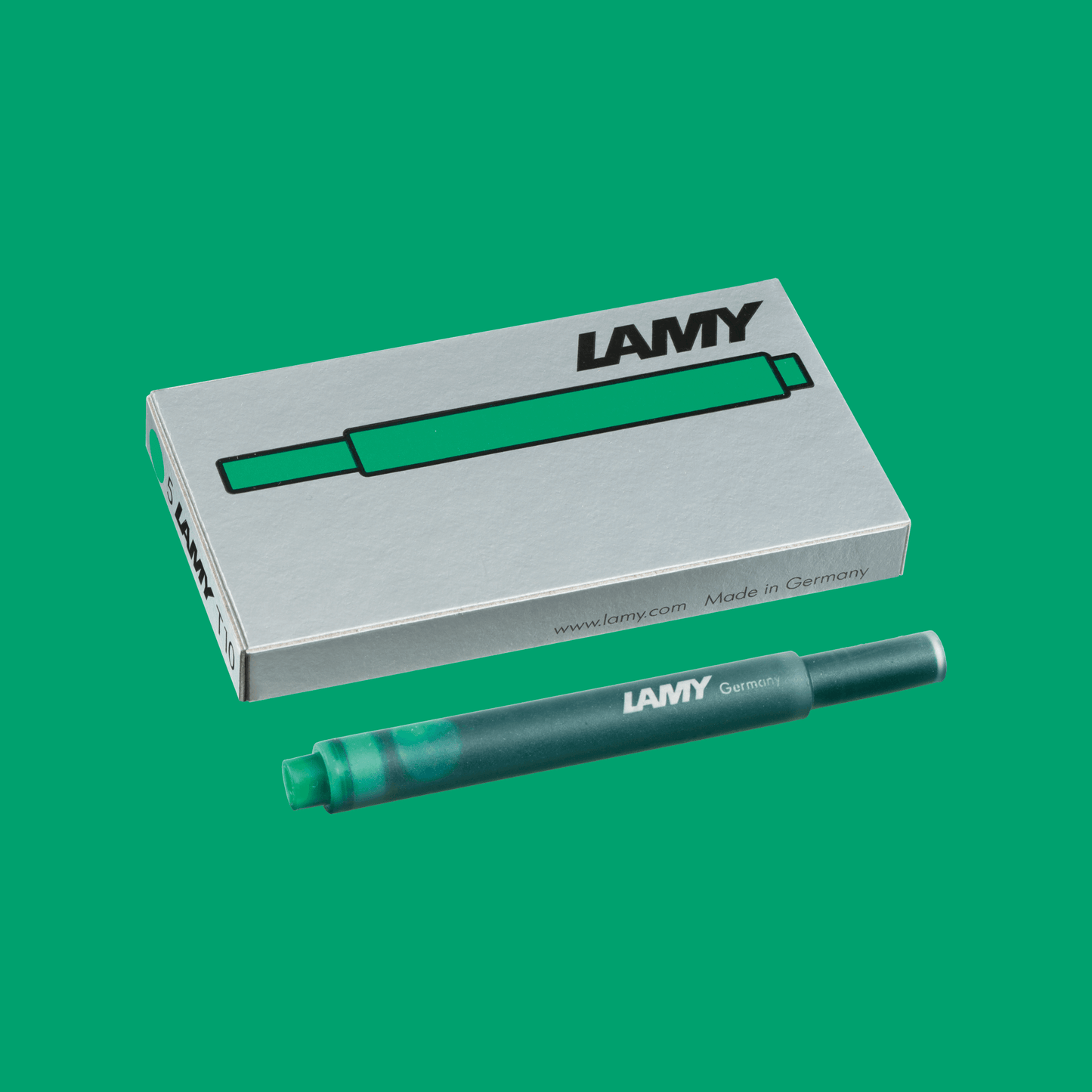 LAMY T10 Tintenpatrone 5 Stück - Grün