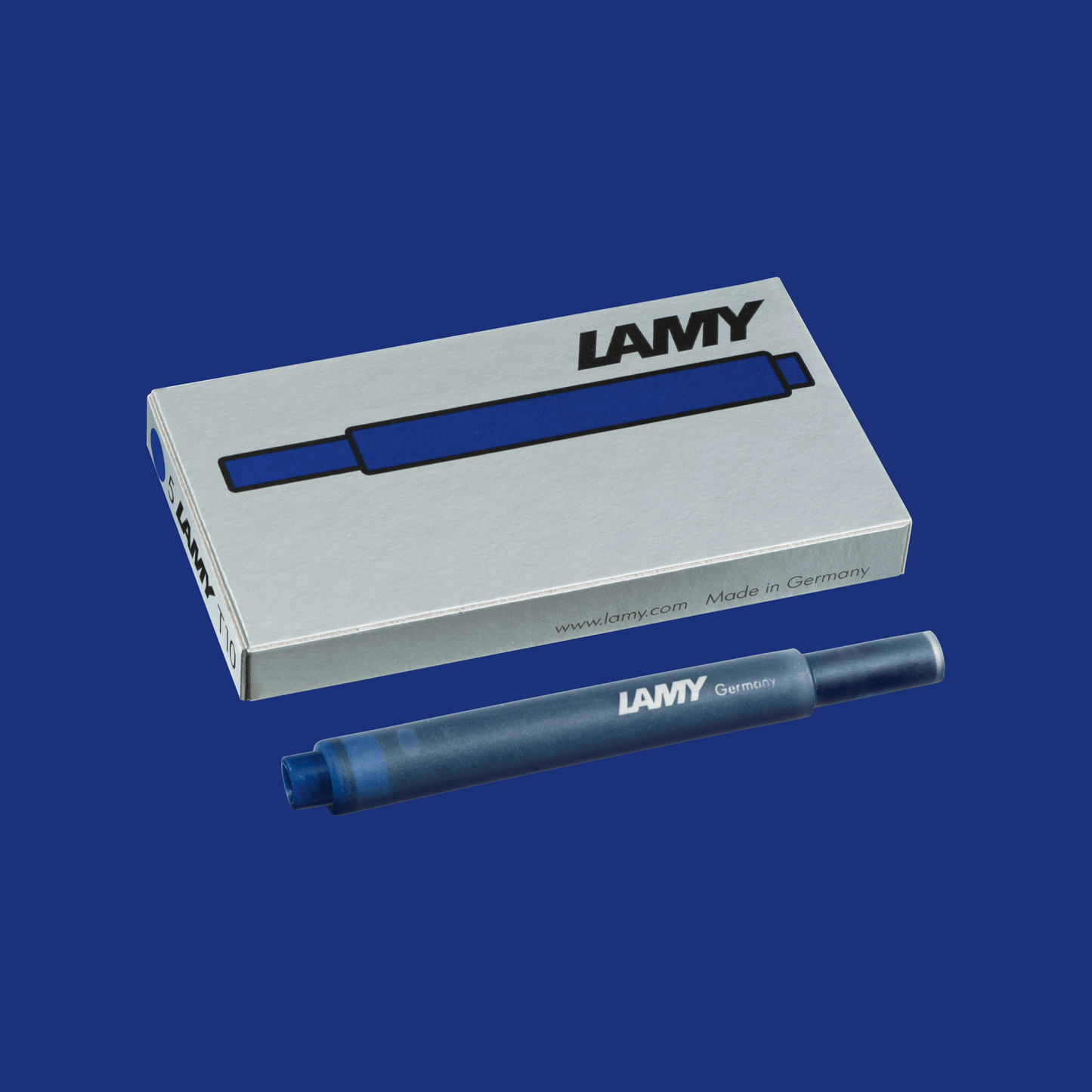 LAMY T10 Ink Cartridge 5 Pieces - Dark Blue
