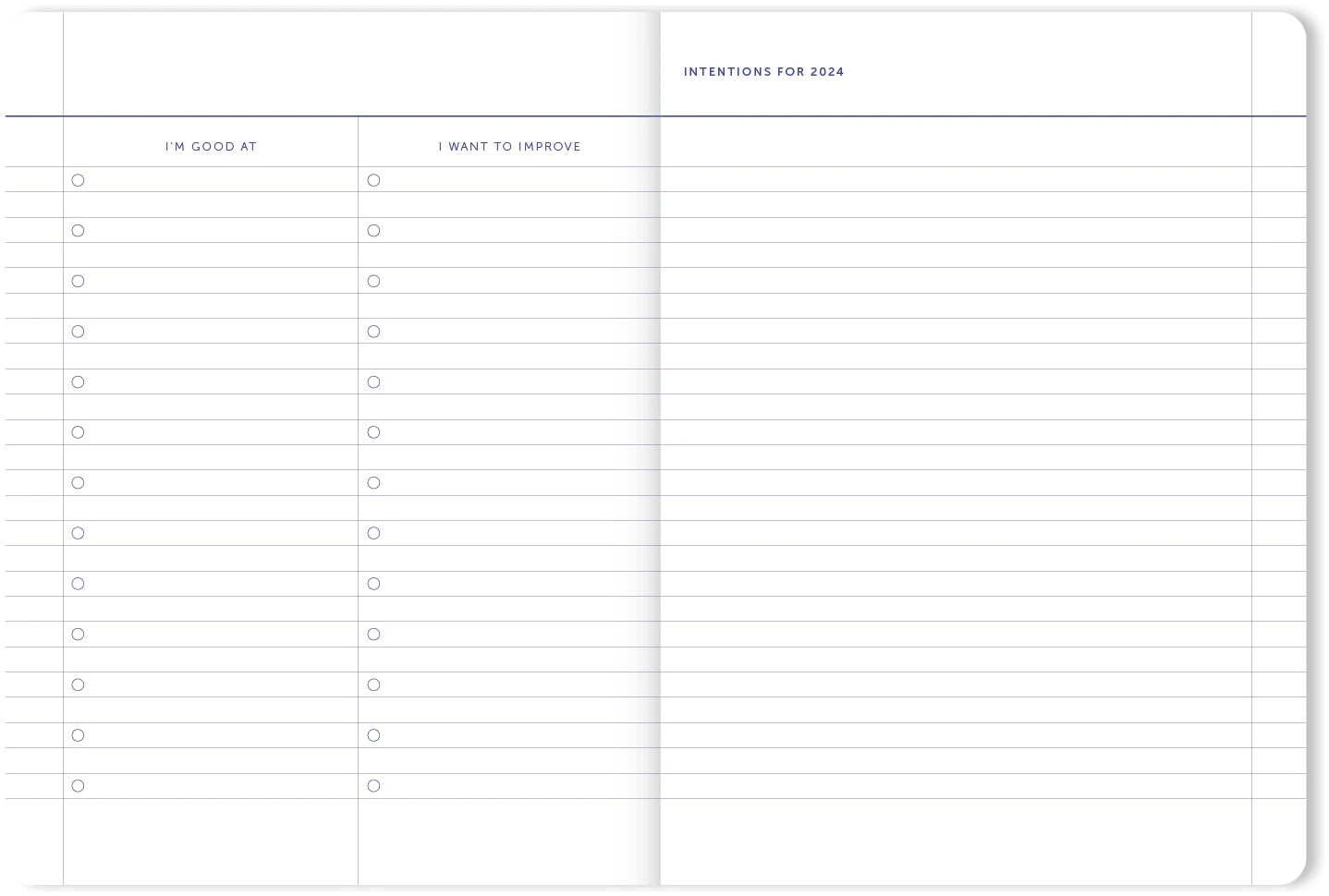 A-Journal - My Journal Agenda 2024 - Dark Blue