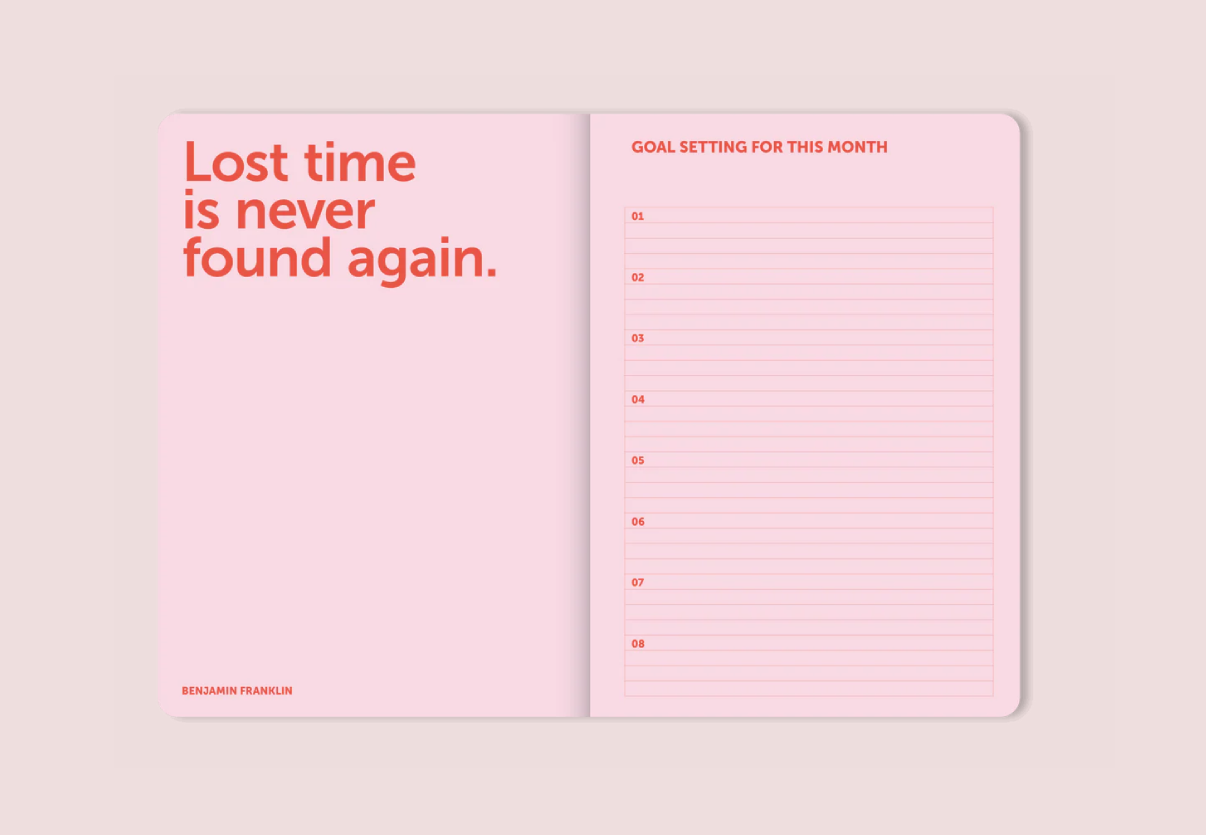 A-Journal Agenda - Spiral diary 2026 (25×19)