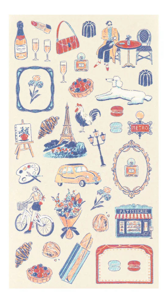 Midori Stickers - French Motifs