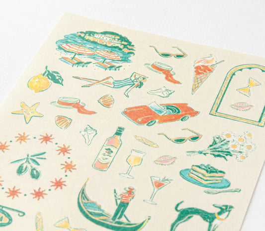 Midori Stickers - Italian Motifs