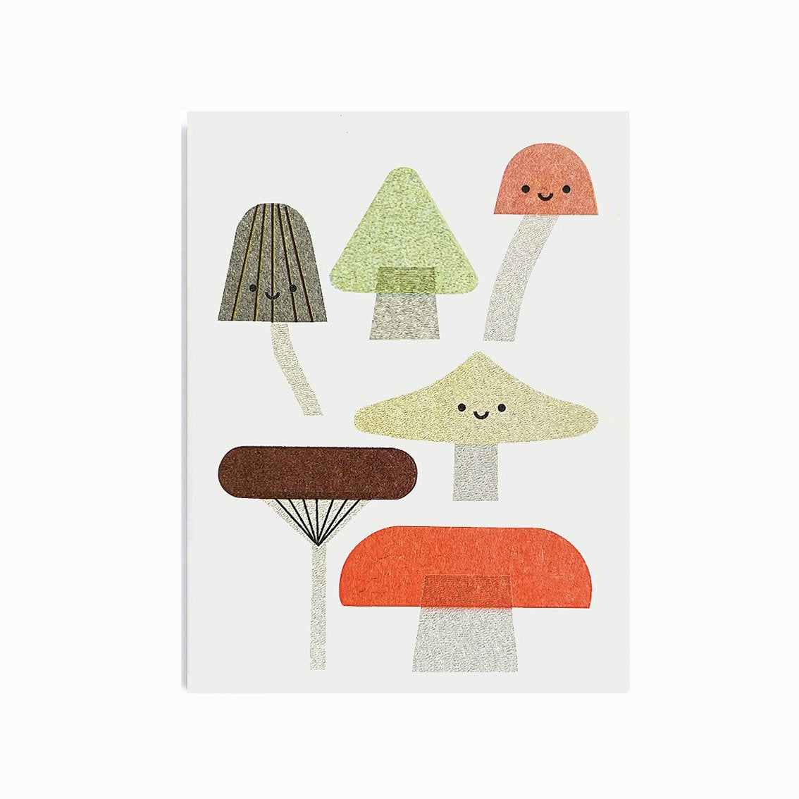 Scout Editions – Grußkarte, Pilze, Mini-Karte
