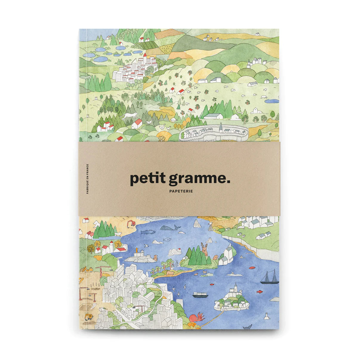 Petit Gramme Notitieboek Softcover - A5 Cartografie (Blanco/Lined)