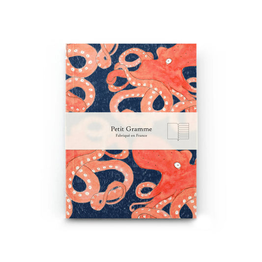 Petit Gramme Notitieboekje Softcover - A6 Octopus (blanco/lined)