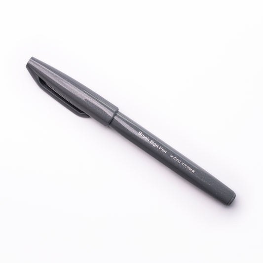 Pentel Pinselschild – Grau