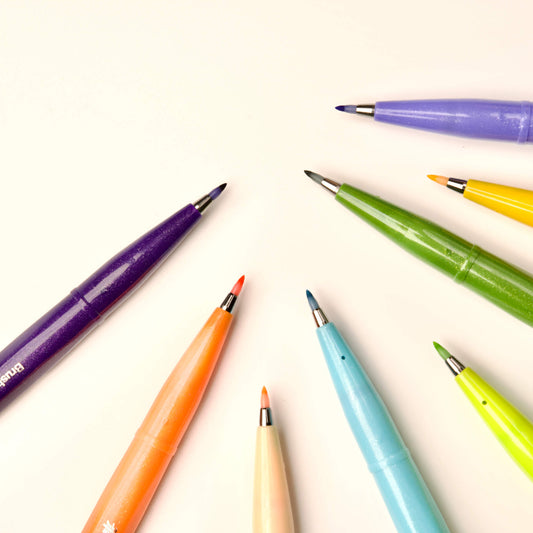 Pentel - Pinselzeichen Azurblau