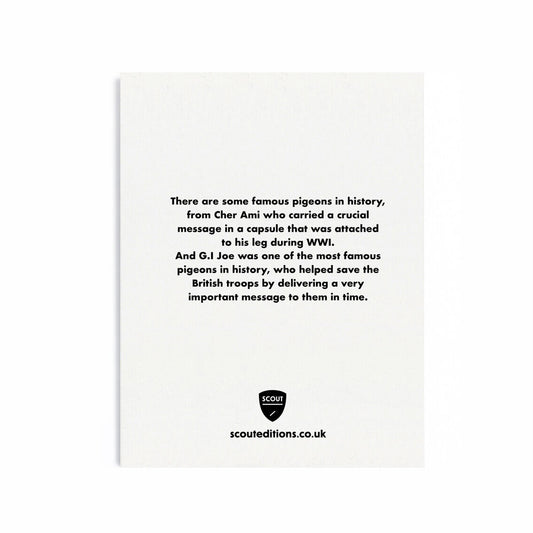 Scout Editions - Wenskaart Pigeon Mini Card