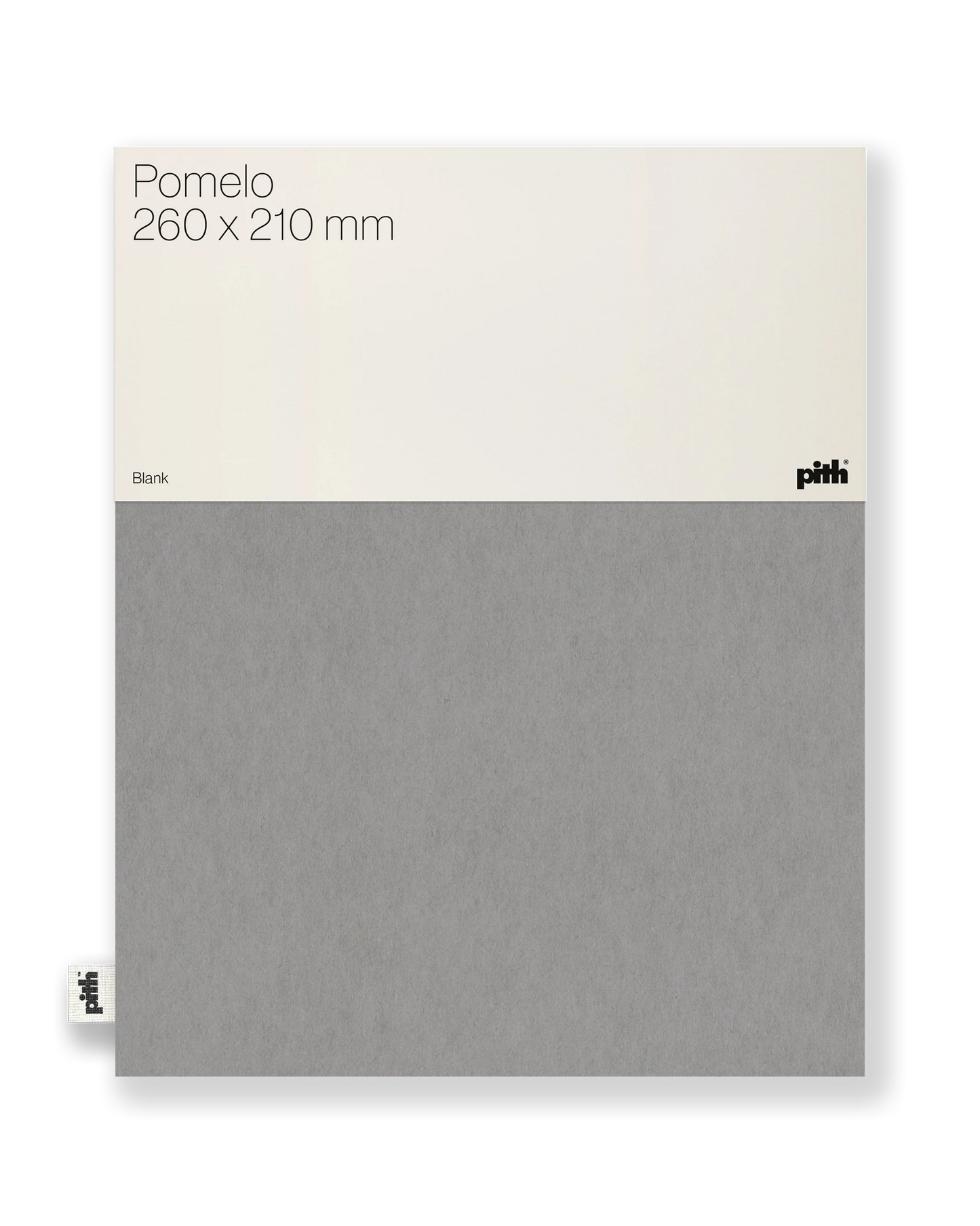 Pith Pomelo Notizbuch – Taupe (Weiß)