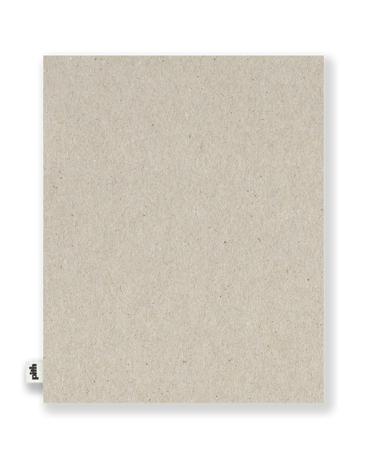 Pith Pomelo Schetsboek Grijs met label