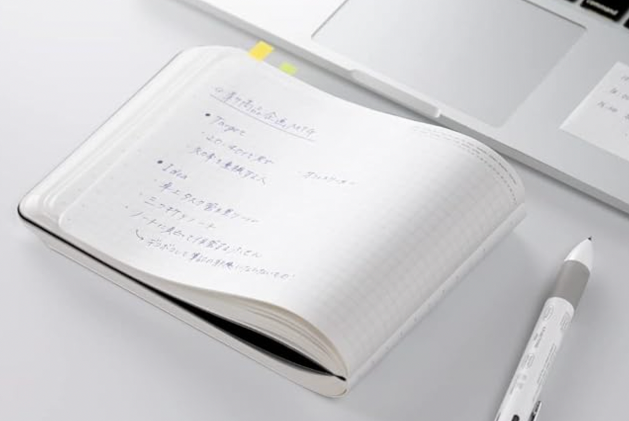 STÁLOGY - 365 Days Notebook Grid Landscape Black B6