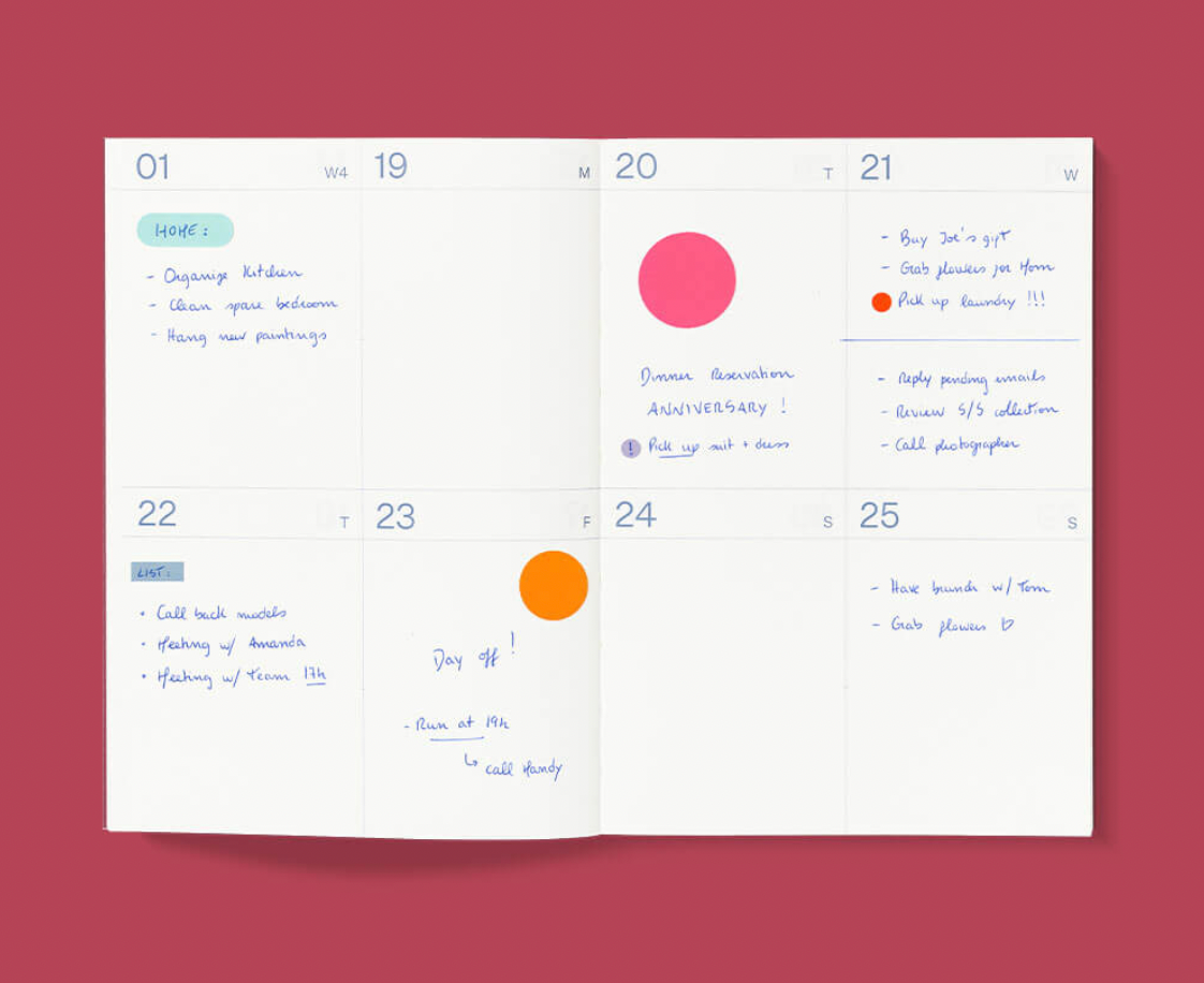mishmash 2026 planner Time Block - Candy