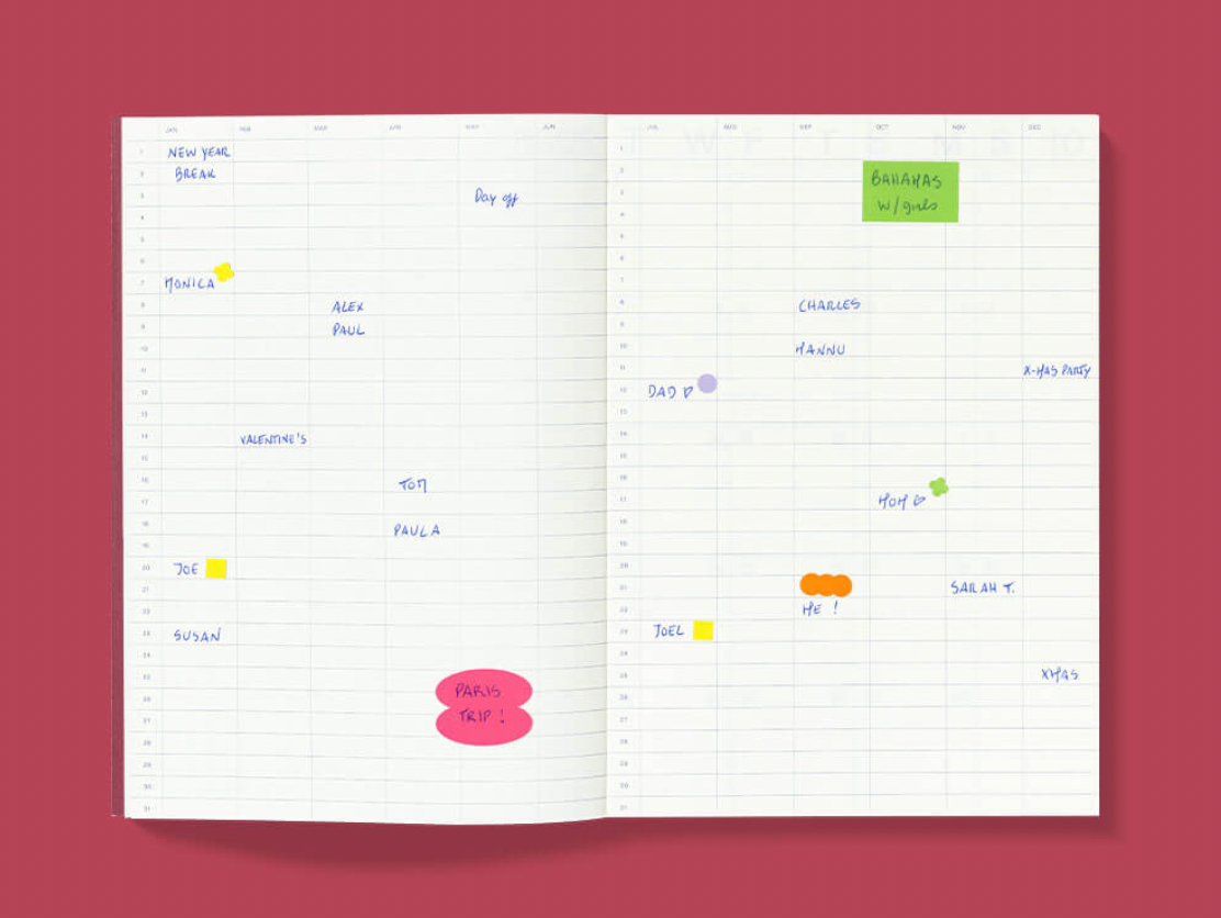 mishmash 2026 planner Time Block - Candy