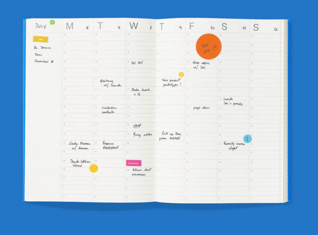 mishmash Undated A5 planner Time Block - Ember
