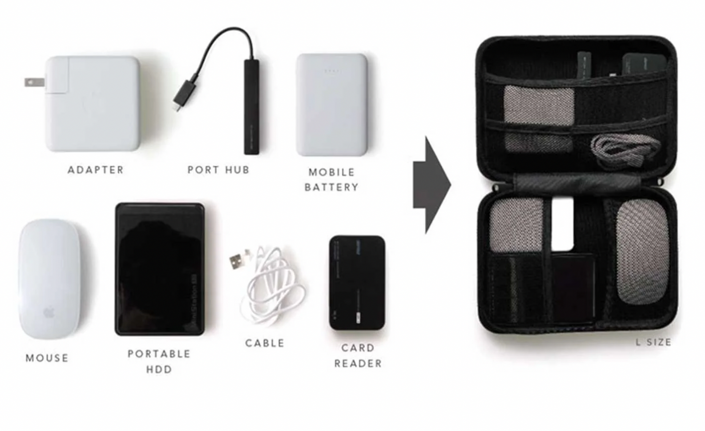 Nähe Hard Shell Case - L Black