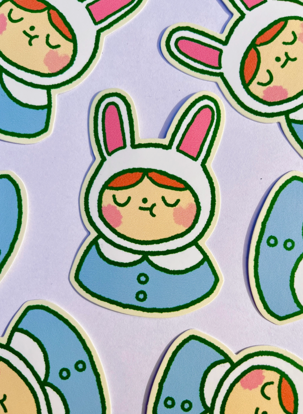 Cauliflower Sticker - Bunny Girl