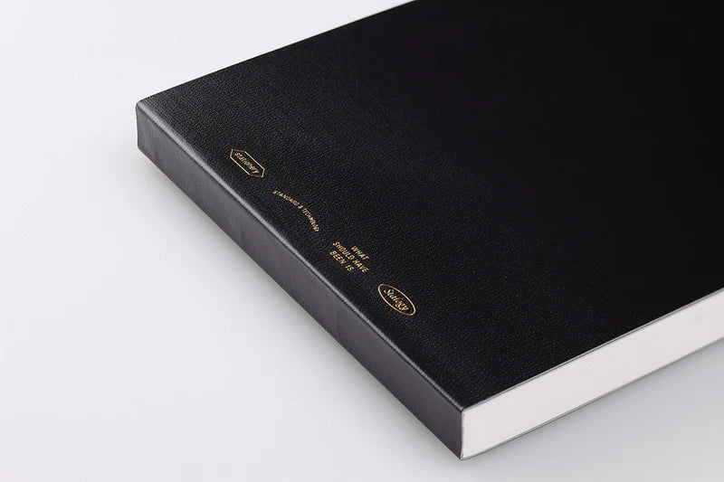 STÁLOGY - 365 Days Notebook Grid Landscape Black B6