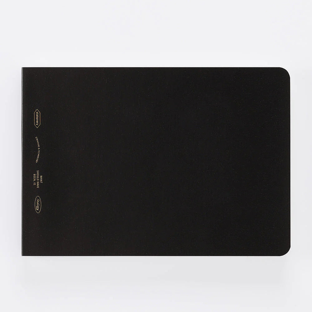 STÁLOGY - 365 Days Notebook Grid Landscape Black B6