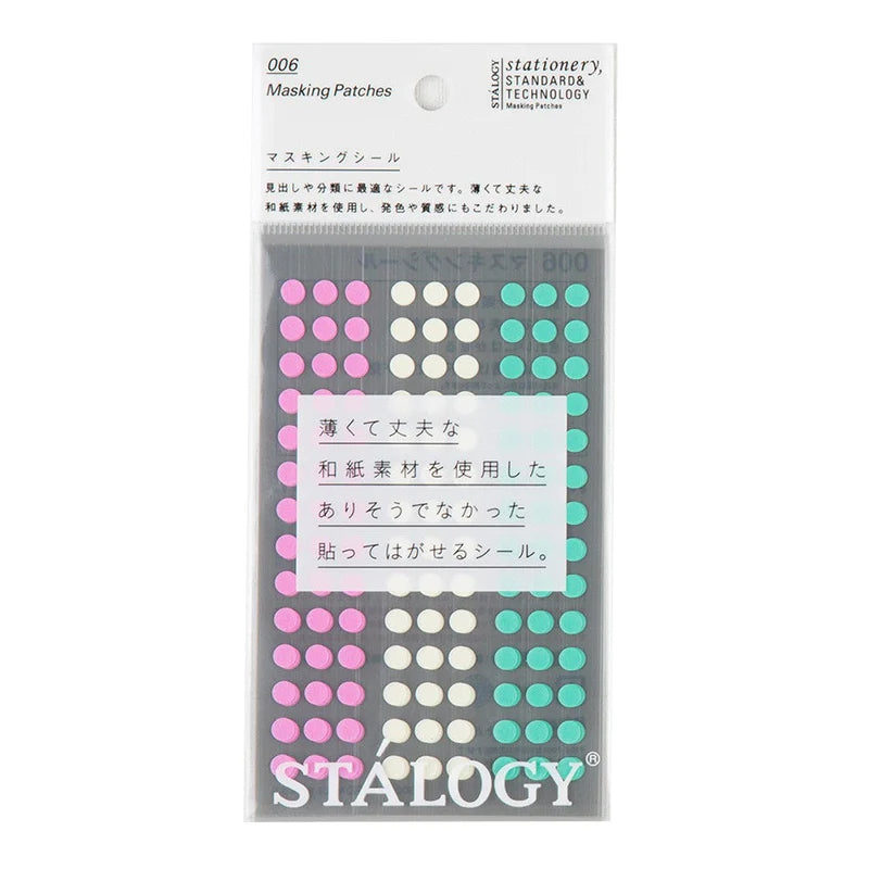STÁLOGY Circular Masking Tape - 5mm Shuffle Ice Cream