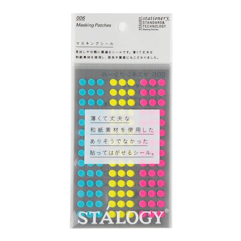 STÁLOGY Kreisförmiges Abdeckband – 5 mm Shuffle Neon