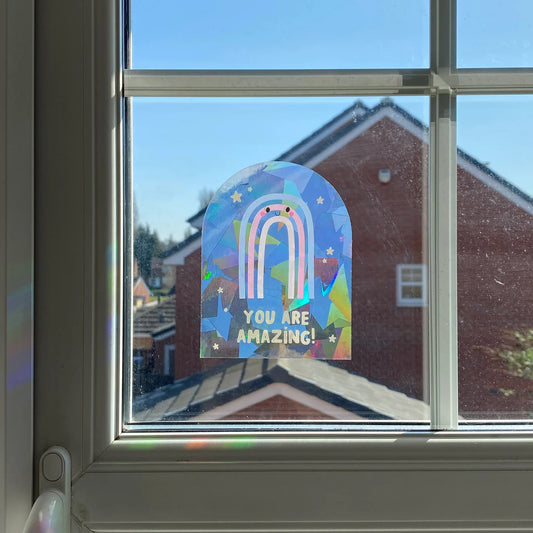 You are amazing - Suncatcher raamsticker