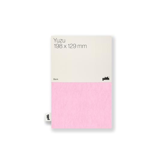 Notitieboek Pith Yuzu - Pink (Blank)