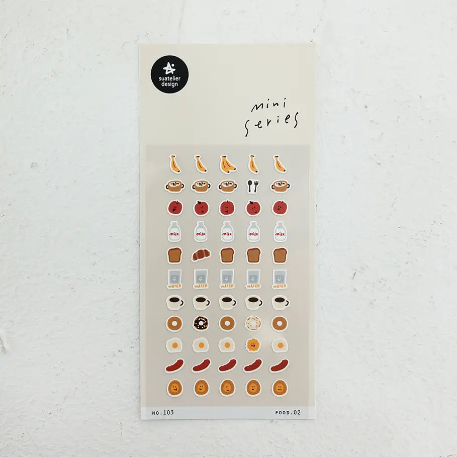 Suatelier Design - Mini Stickers 'Food 02'
