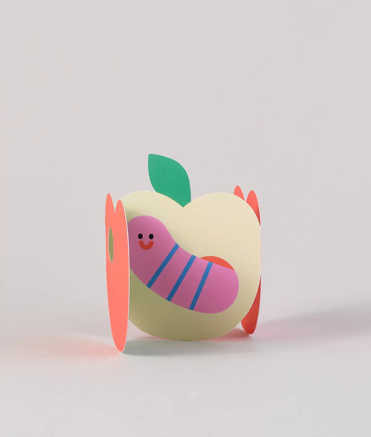 Wrap Fold-out greeting card - 'Apple'