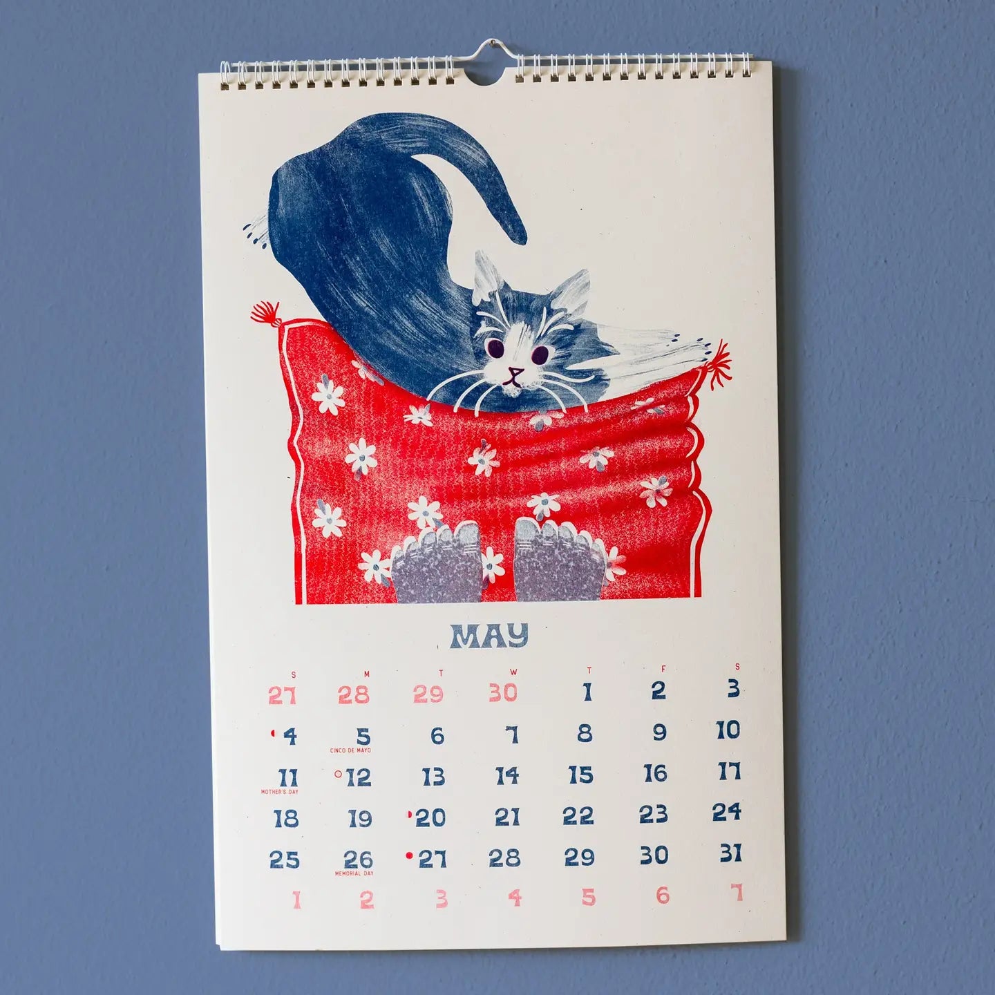 Bromstad Printing Co. Riso Calendar 2025 - "Ain't life grand?" *Limited Edition* 27.9x43.5cm