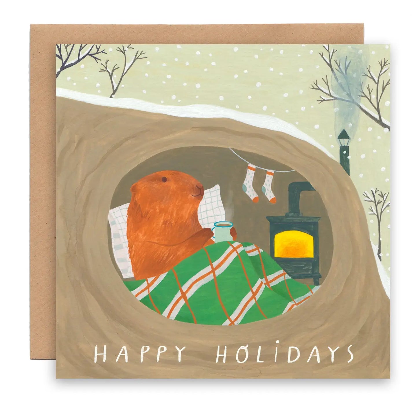 Cécile Berrubé Christmas Card - Happy Holidays