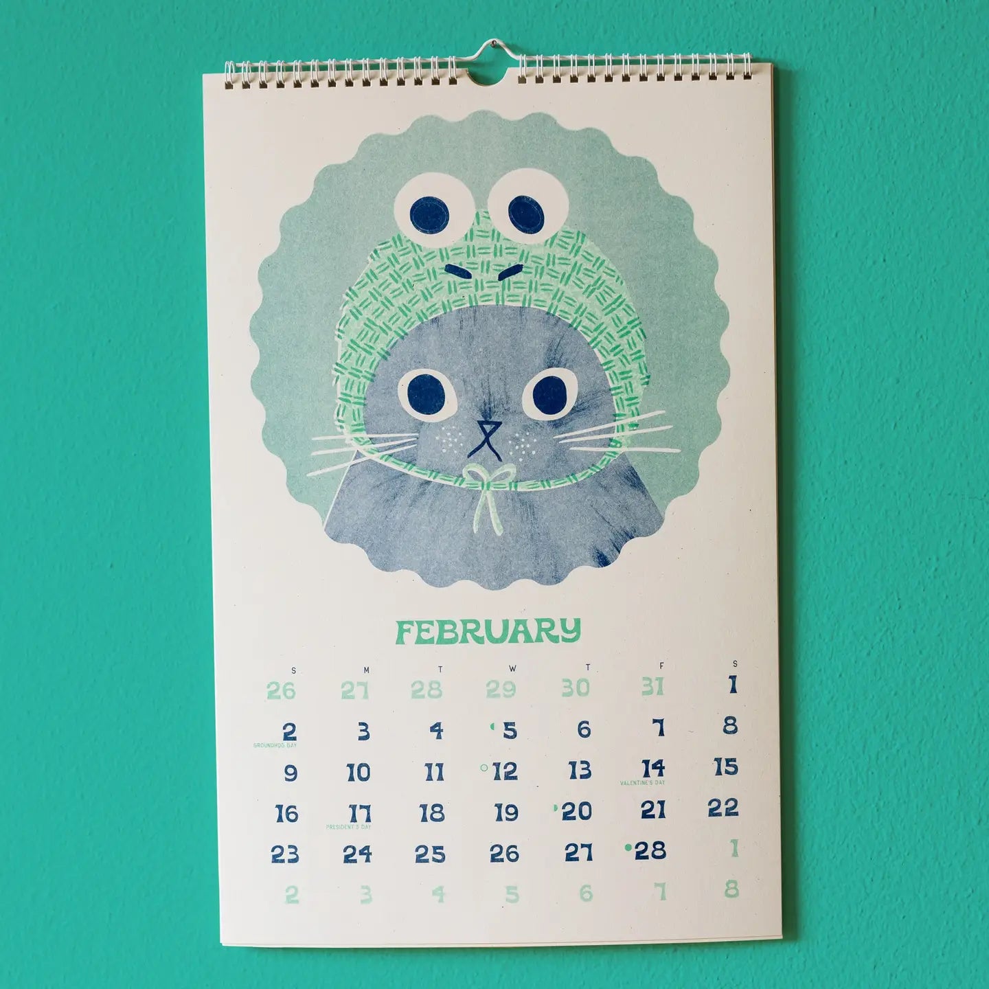 Bromstad Printing Co. Riso Calendar 2025 - "Ain't life grand?" *Limited Edition* 27.9x43.5cm