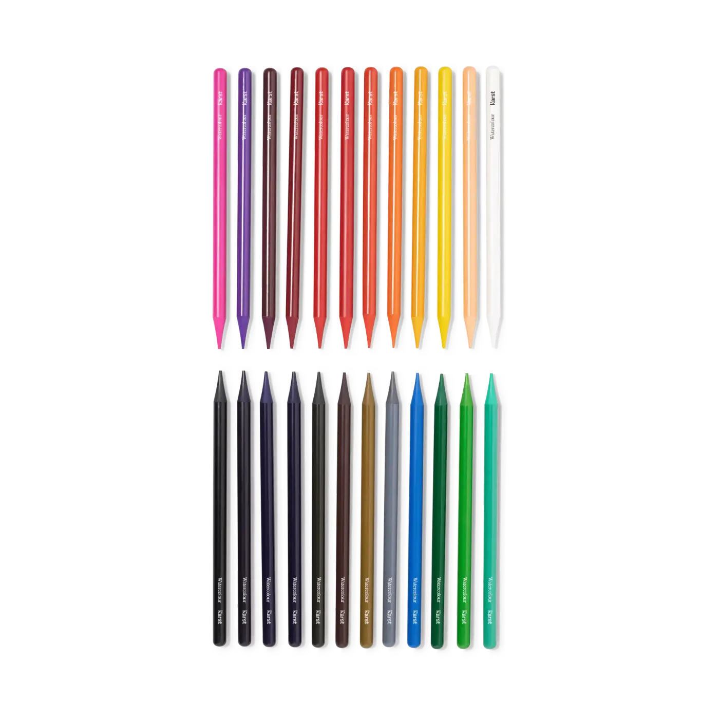 Karst Woodless - Aquarellstifte, 24er-Pack