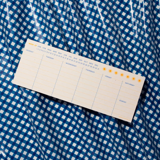 Weekplanner Notitieblok - Bromstad Printing Co.