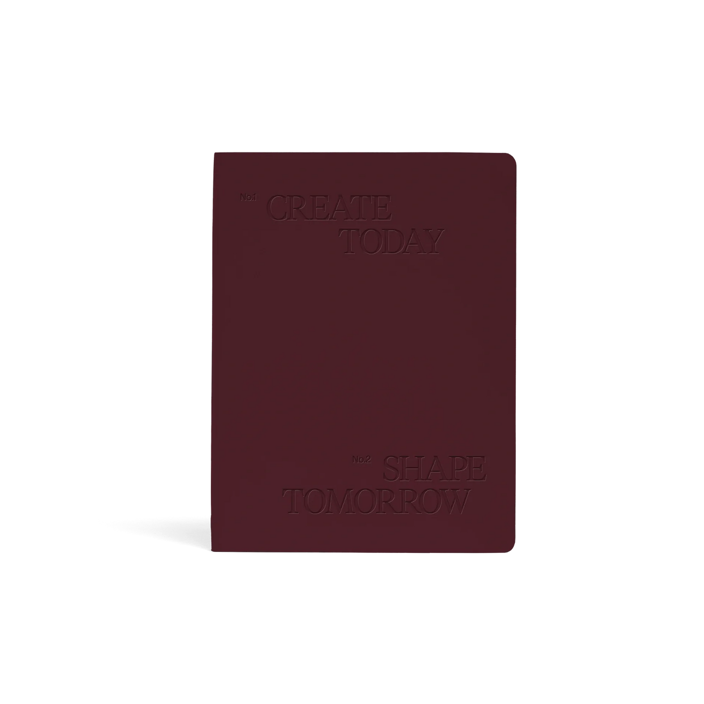 Karst Softcover undatierter Planer – B5 Burgunderrot
